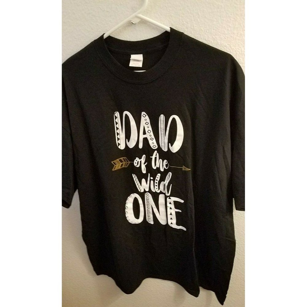 Men's Dad Of The Wild Shirt One Funny 1st Birthday
